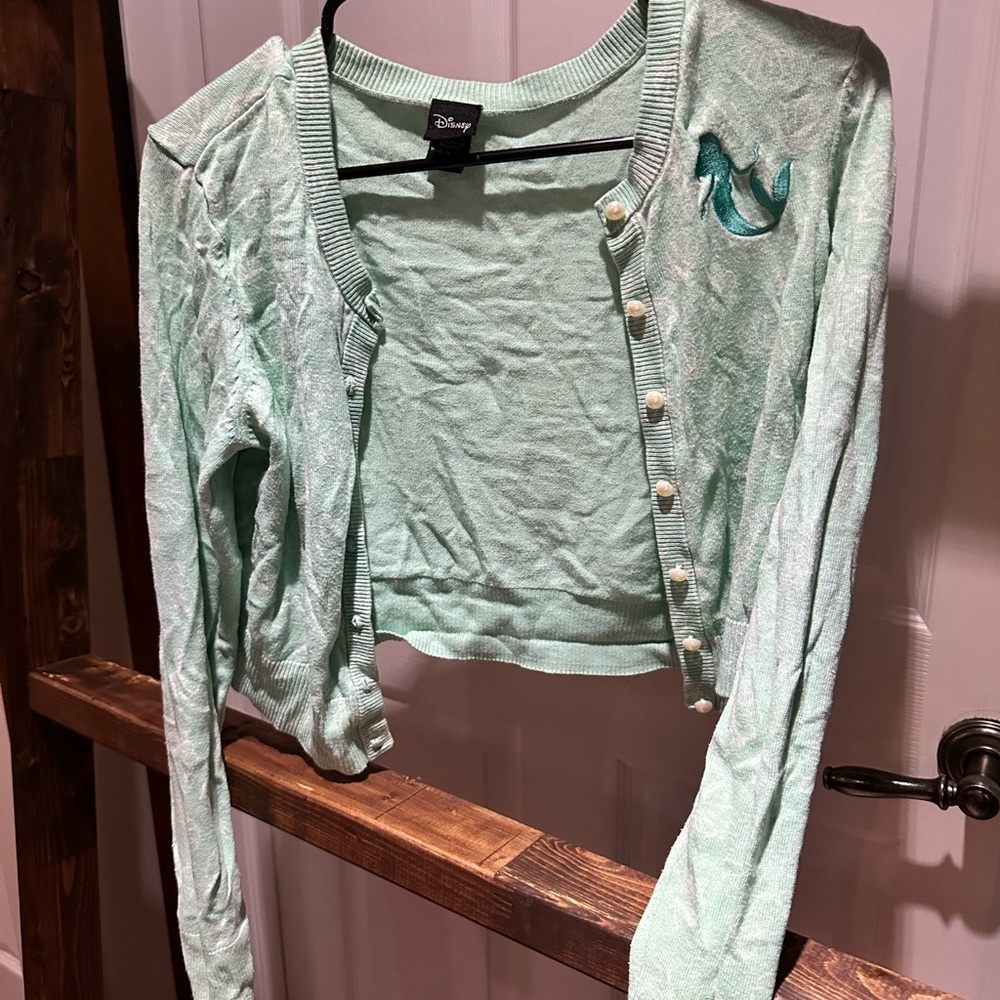 Disney Mint Green Ariel Cardigan